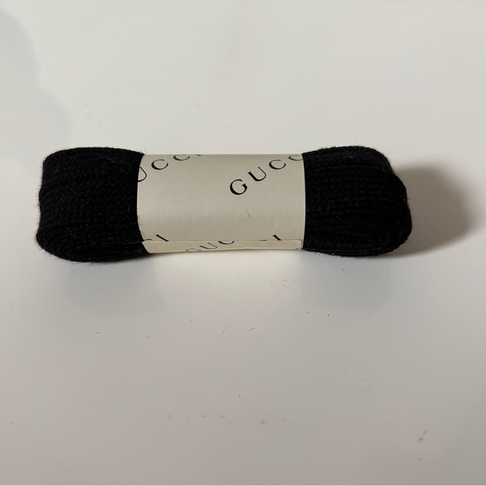 Gucci Black Luxury Shoelaces